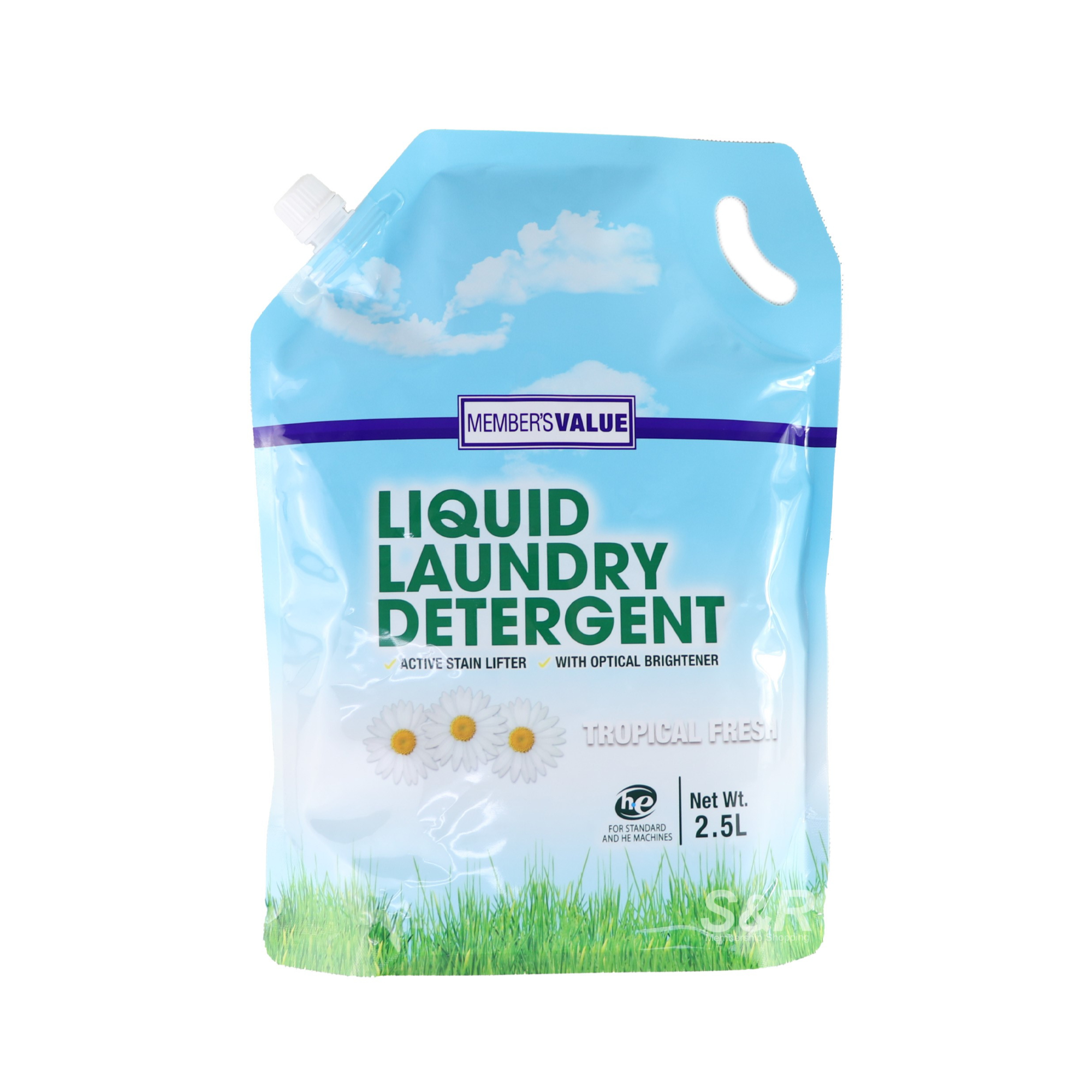 Member's Value Tropical Fresh Liquid Laundry Detergent 2.5L